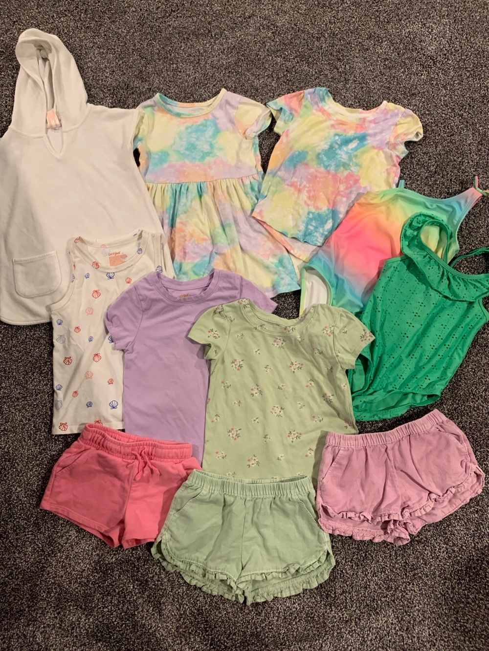 Cat & Jack 4T Girls Bundle (11 items)
